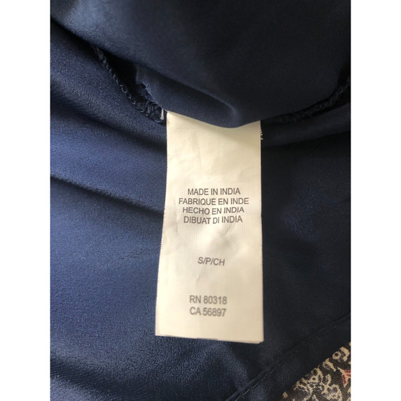 Lucky Brand, Women's Multi-Color Floral Dress Cold Shoulder Tiered Ruffle, Small - Picture 5 of 8